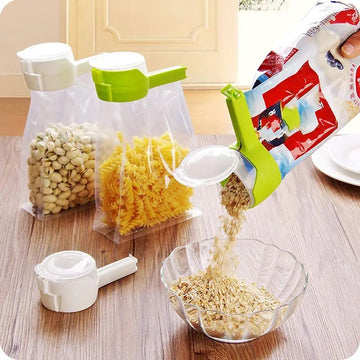 Food Bag Air Tight Sealing Clip With Cap