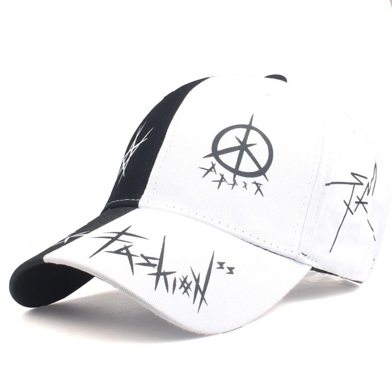 Unisex Fashion Star Printing Curved Eaves Baseball Cap