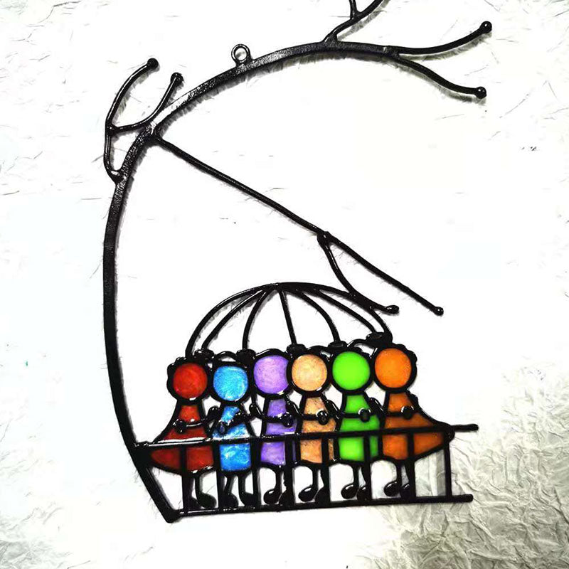 Suncatcher Stained Glass Art Window Hangings