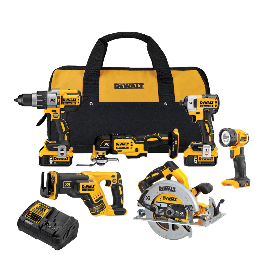 DeWalt DCK694P2 20V MAX* XR® 6-Tool Combo Kit