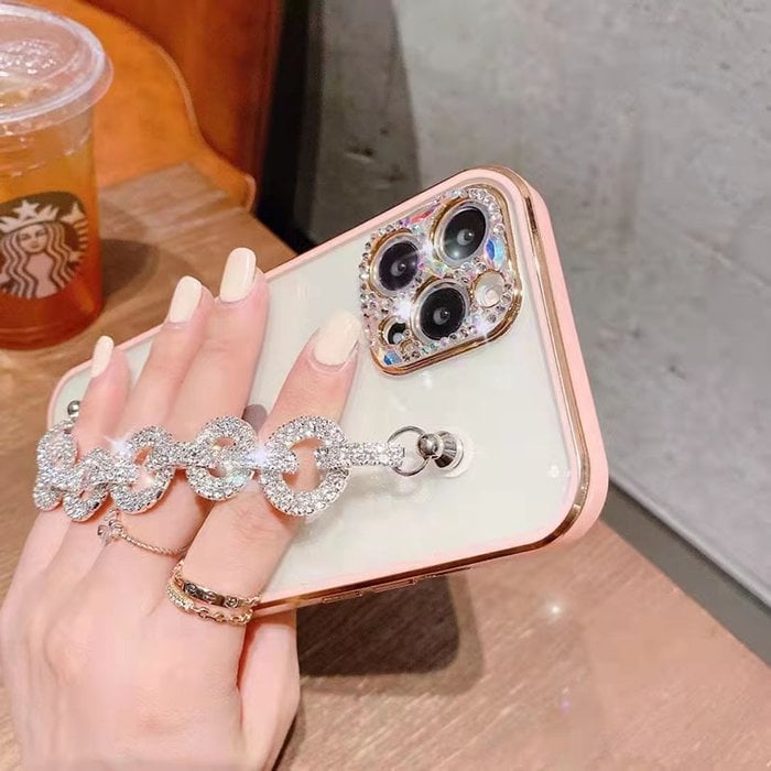 Diamond bracelet phone case
