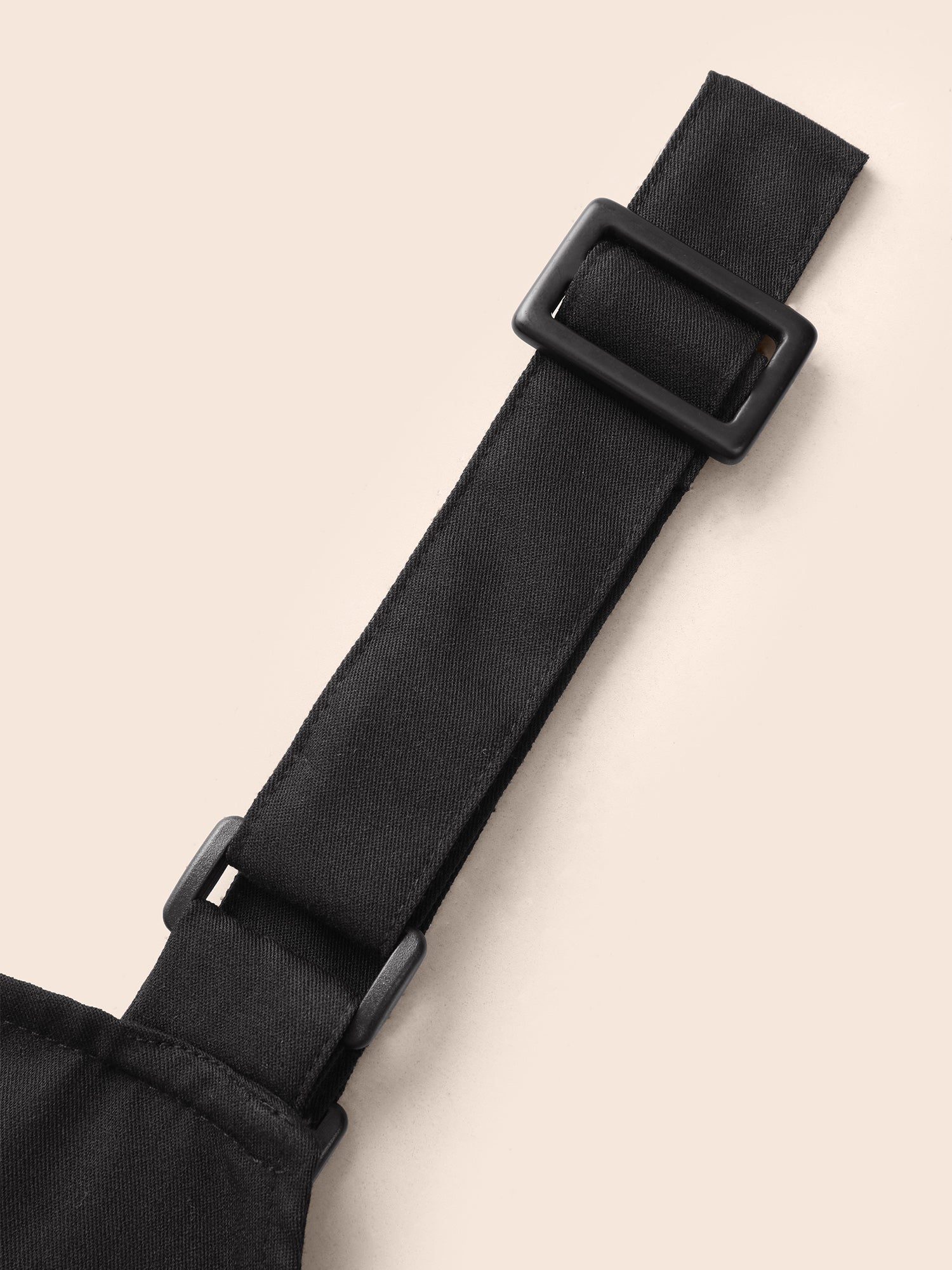 Solid Flap Pocket Adjustable Straps Overall Dress