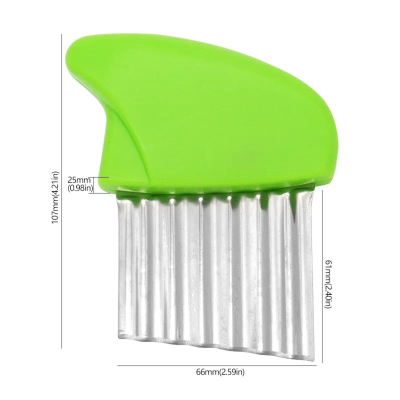 Stainless Steel Vegetables Crinkle Cutter