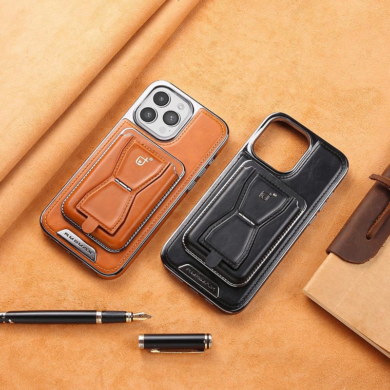 48% OFF 🤑🤑Luxurious Leather Magnetic iPhone Case with Removal Card Holder