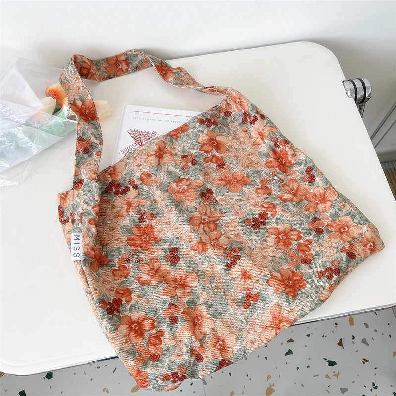 Women's Medium Polyester Flower Leopard Sexy Pillow Shape Open Underarm Bag