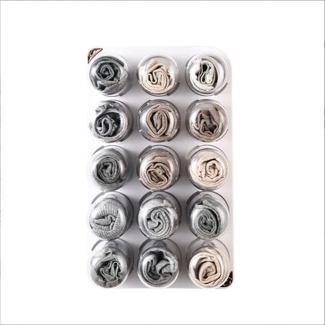 TRIPLE ROW WALL-MOUNTED UNDERGARMENT STORAGE CAPSULE
