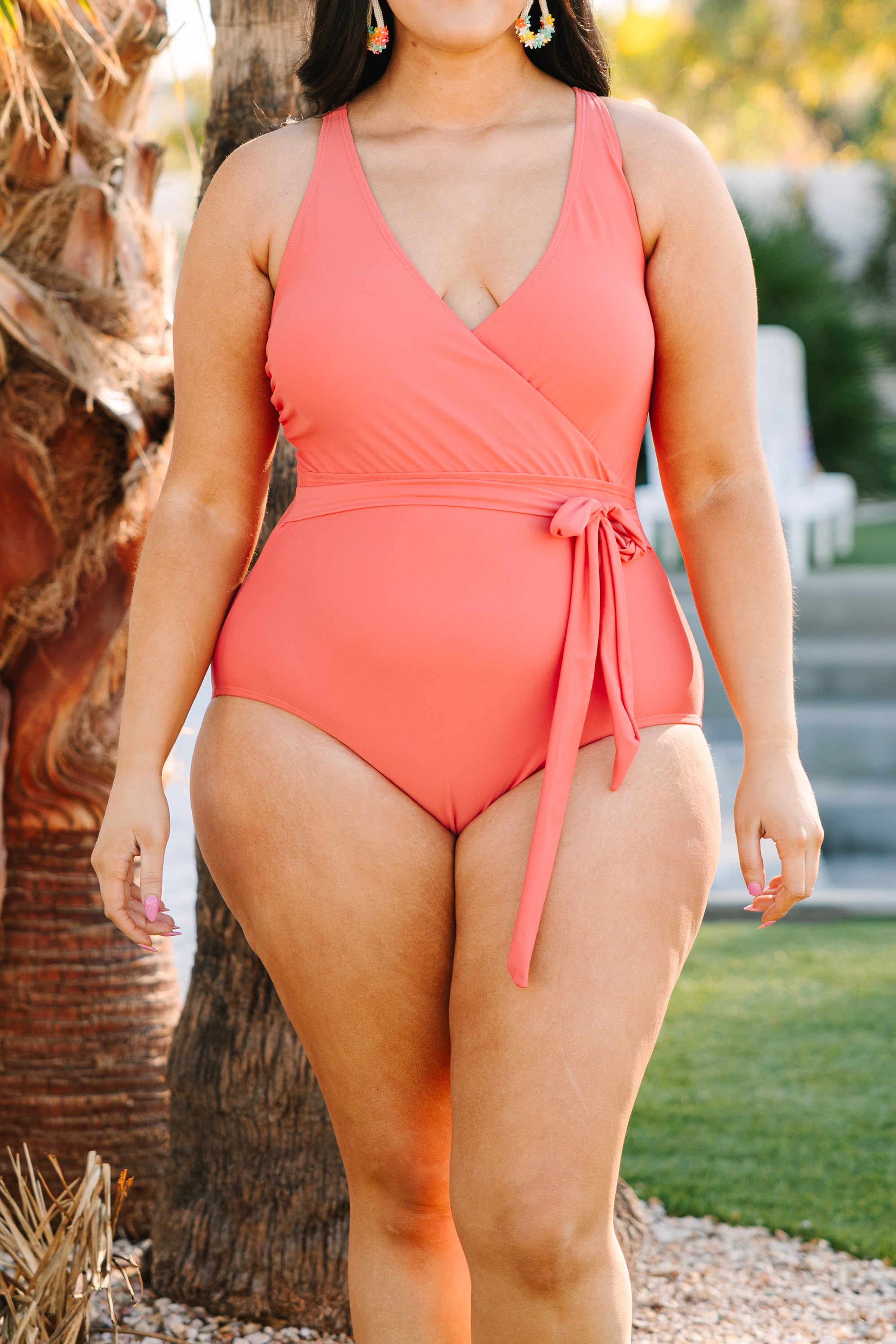 Meet You At The Sandbar Swimsuit. Red