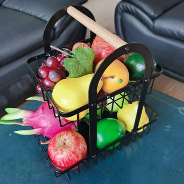 2-TIER KITCHEN COUNTERTOP FRUIT RACK