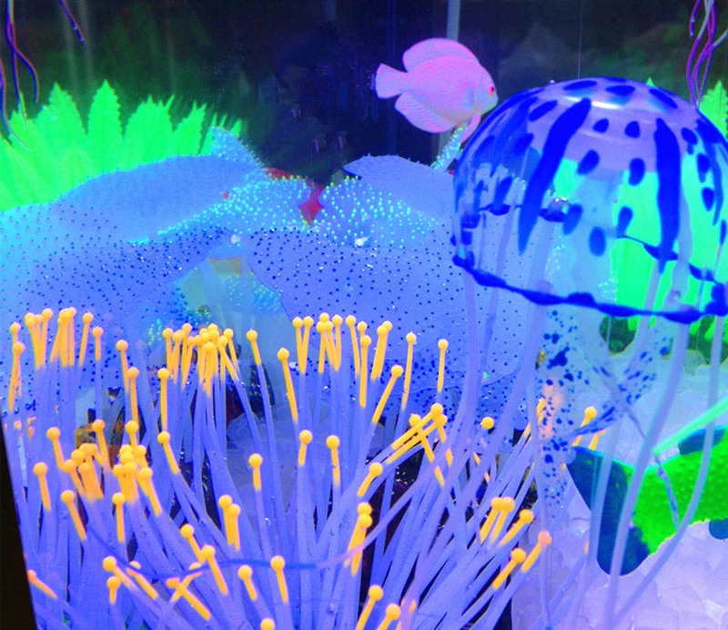 Jellyfish Fish Ornament For Aquarium