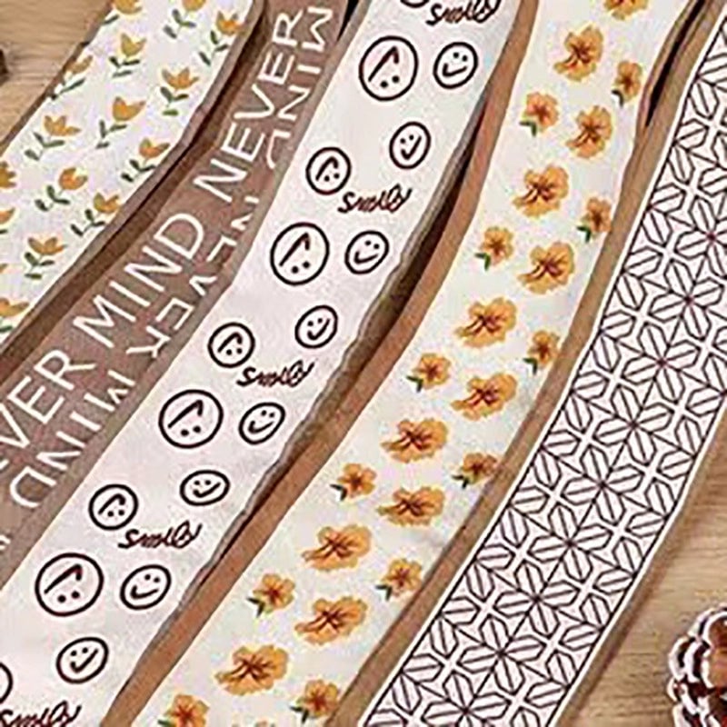 Women's Elegant Geometric Letter Flower Polyester Silk Scarf