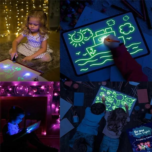 2024-Magic LED Light Drawing Pad - Release the Creativity of Children!☀