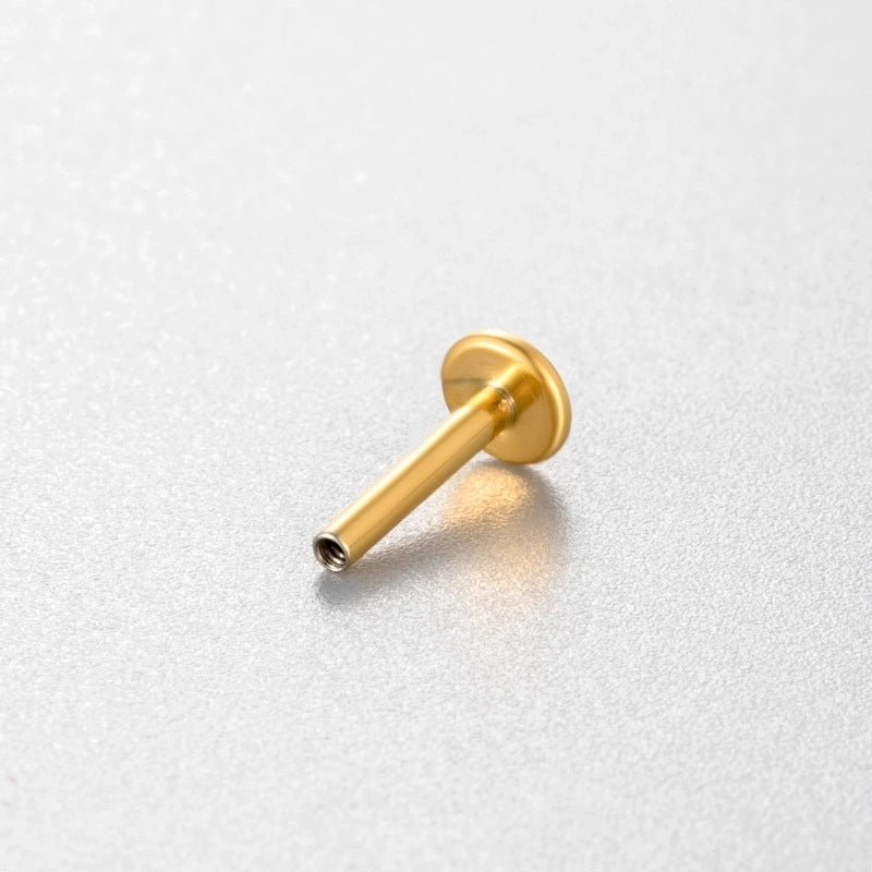 1 Piece Lip Rings Minimalist Solid Color Pure Titanium