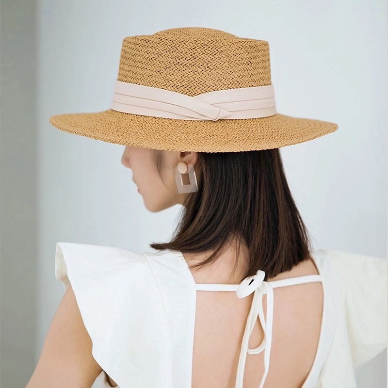 Women's Retro Solid Color Straw Hat