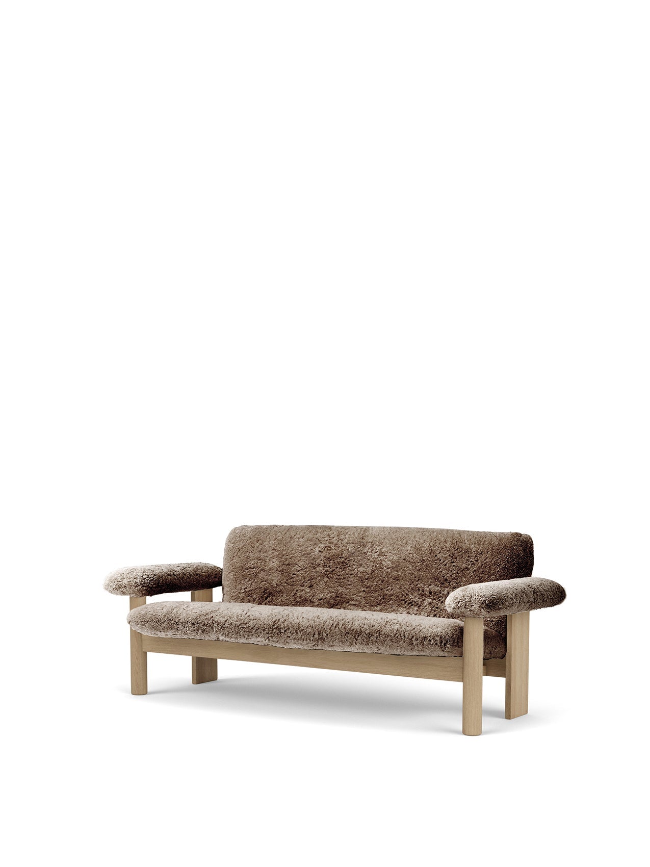 Brasilia Sofa. Sheepskin