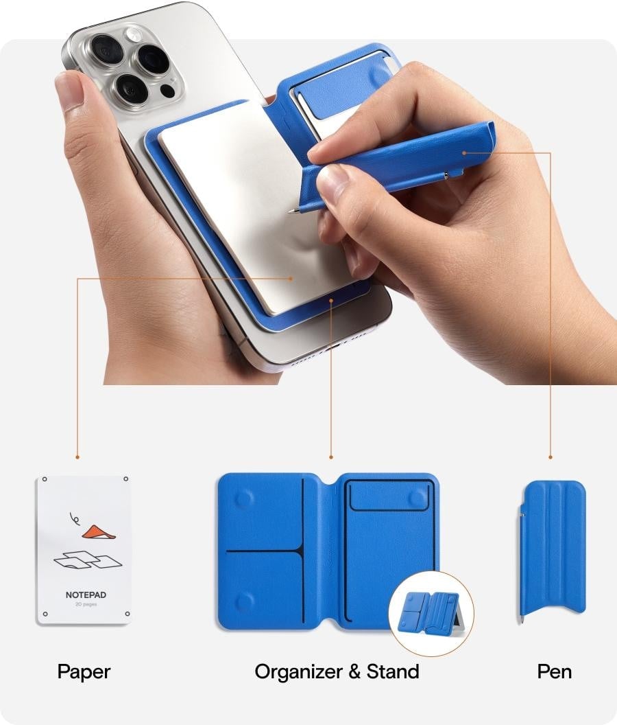 Mobile Phone Magnetic Notebook