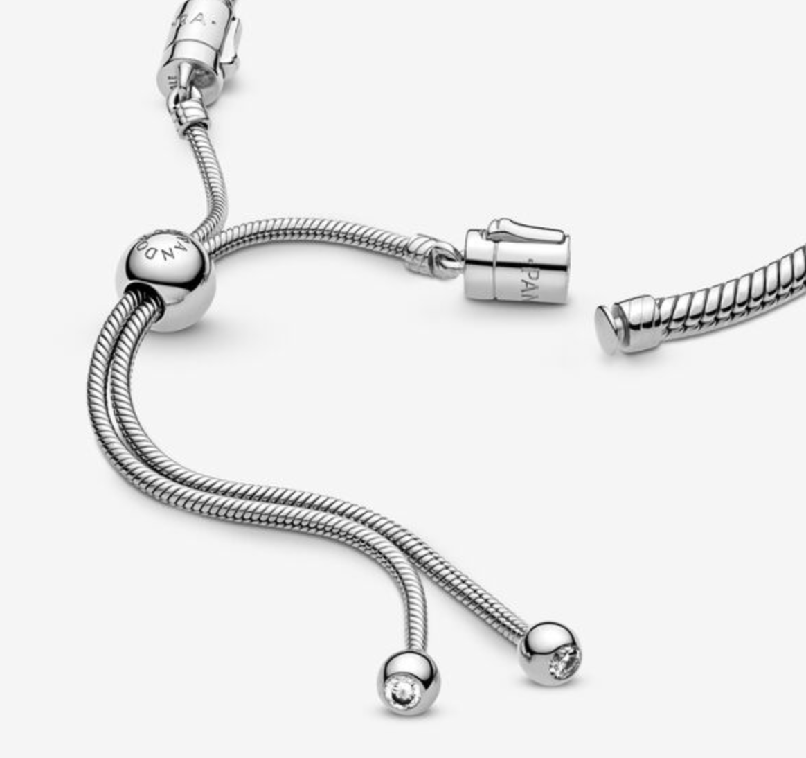 Pandora Moments Snake Chain Slider Bracelet