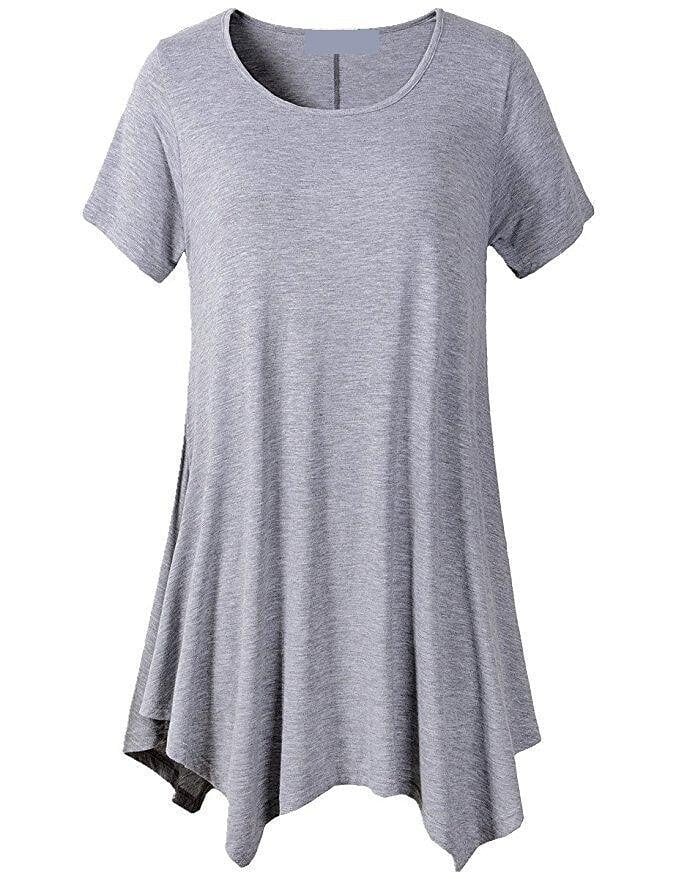🔥Women's Summer Mid-length Short-sleeved T-shirt Loose Round Neck