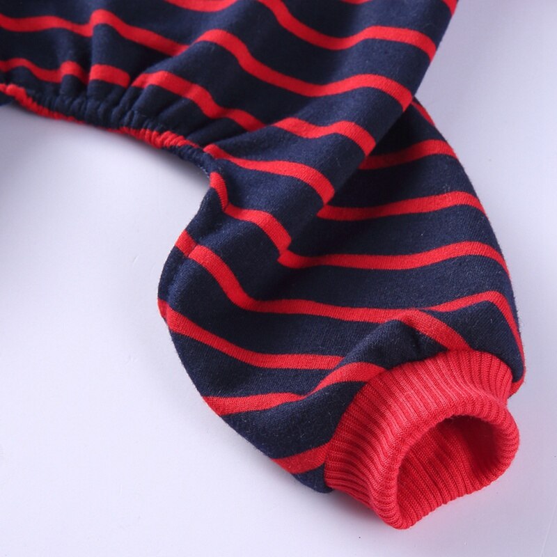 Striped Cotton Dog Clothes