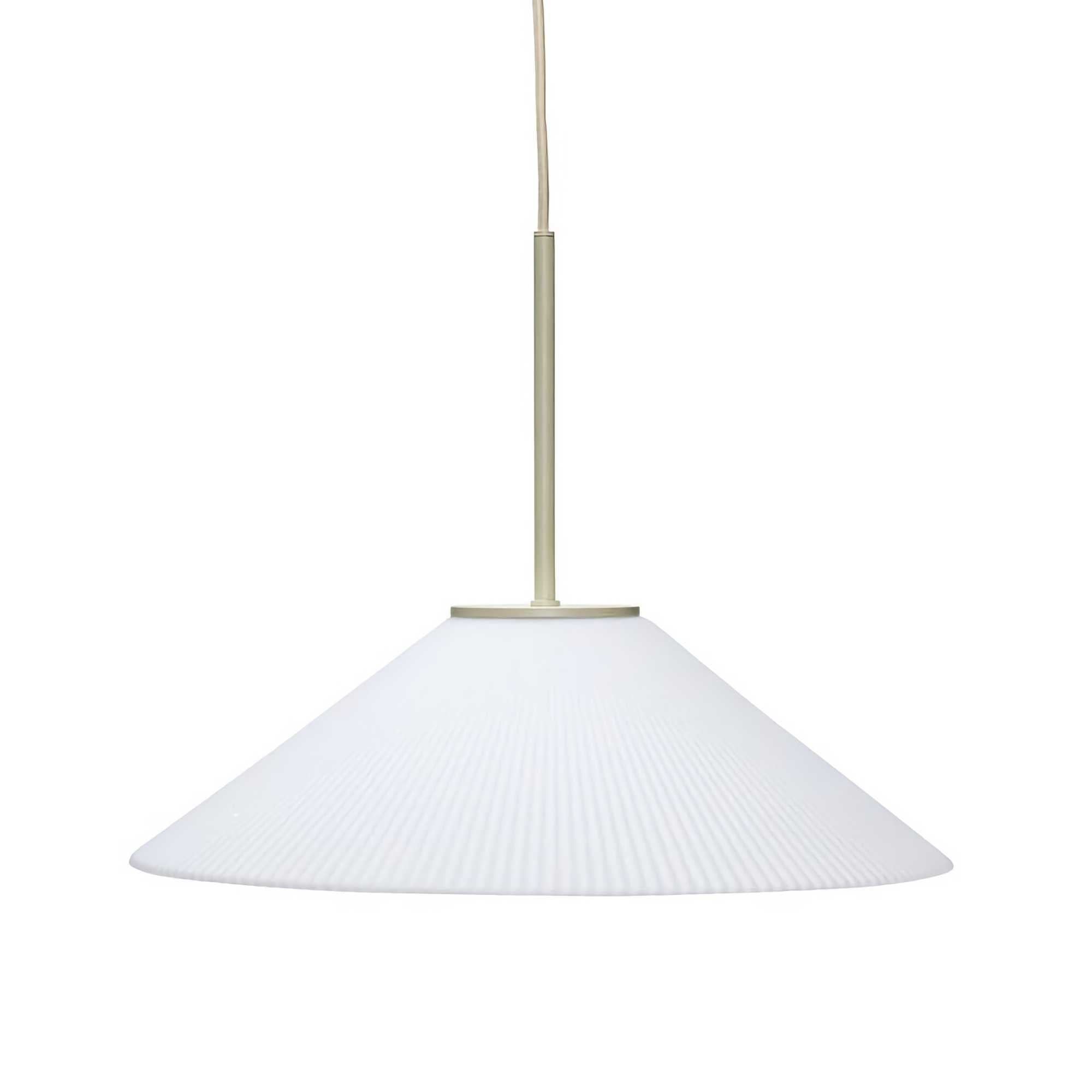 Hubsch Interior Solid Pendant Lamp. White/Sand