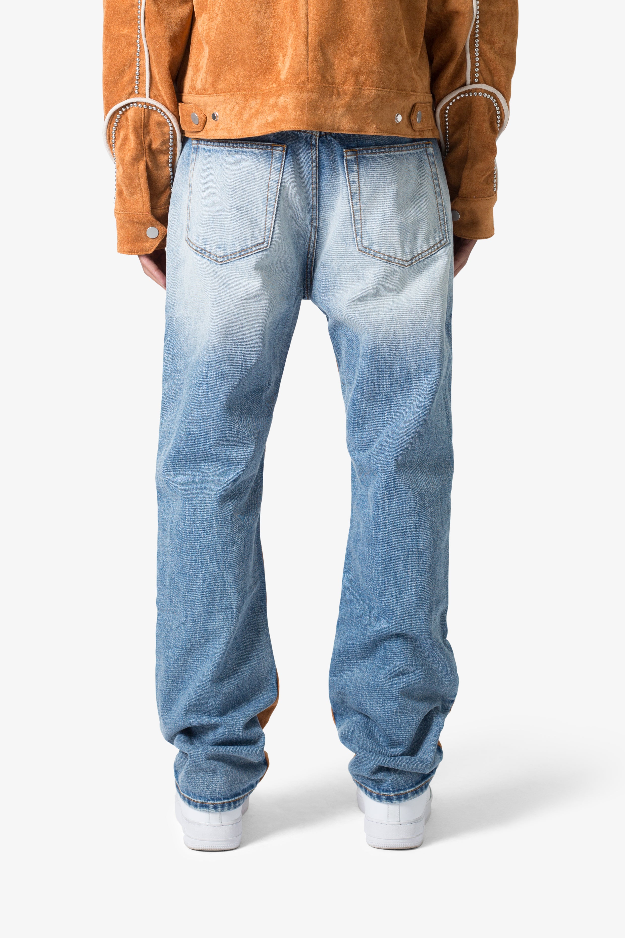 V636 Western Baggy Denim - Blue