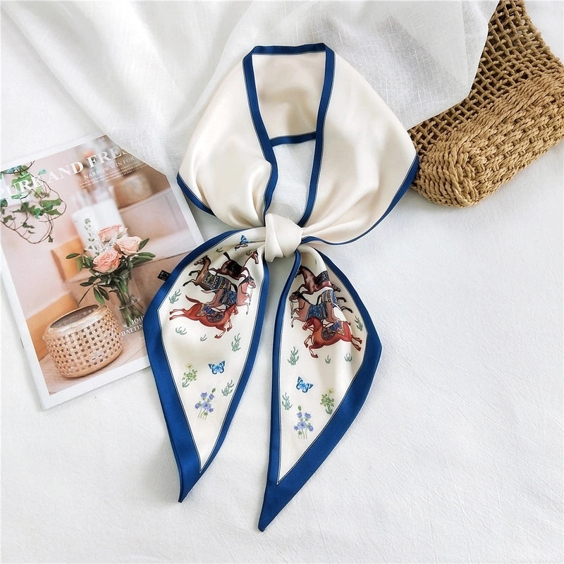 Fashion Printing Long Silk Scarf