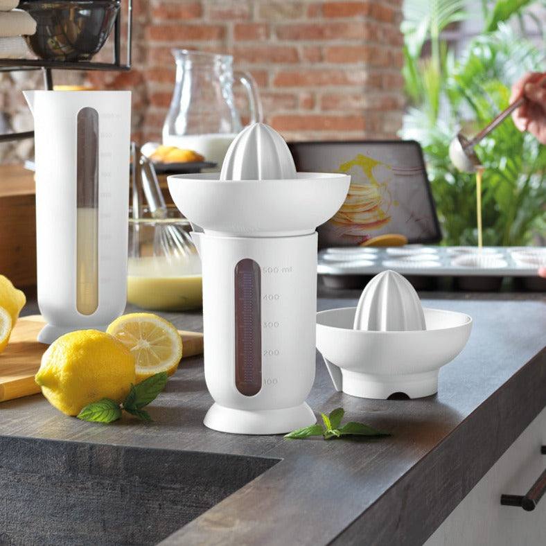 UFO Citrus Juicer with Carafe - Arctic White