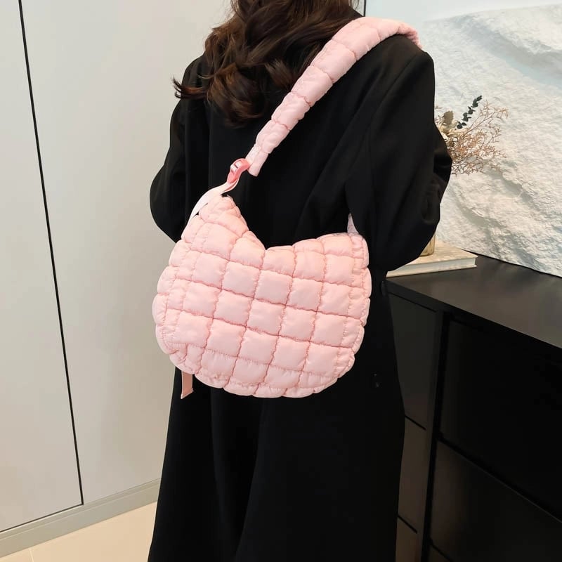 Women's Medium Nylon Embroidery Thread Vintage Style Classic Style Sewing Thread Square Zipper Cloud Shape Bag