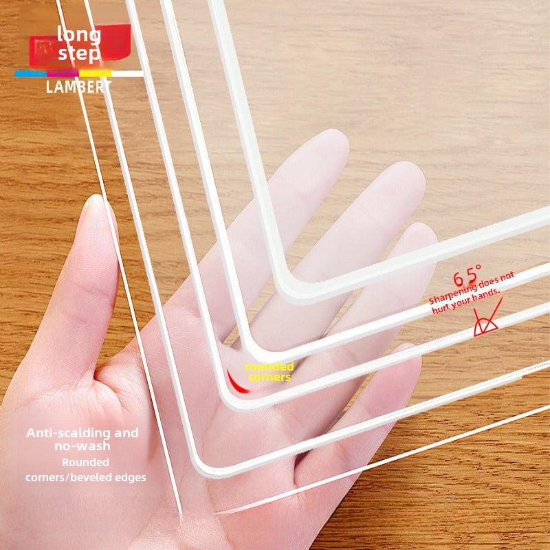 Tablecloth Pvc Waterproof Oil-proof Disposable Desktop Mat Custom Transparent Plastic Anti-scald Round Square PVC Table Mat