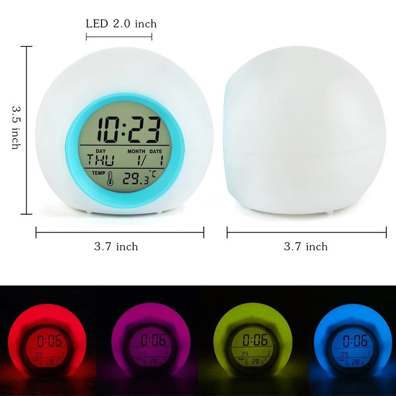 DIGITAL GLOWING ALARM CLOCK