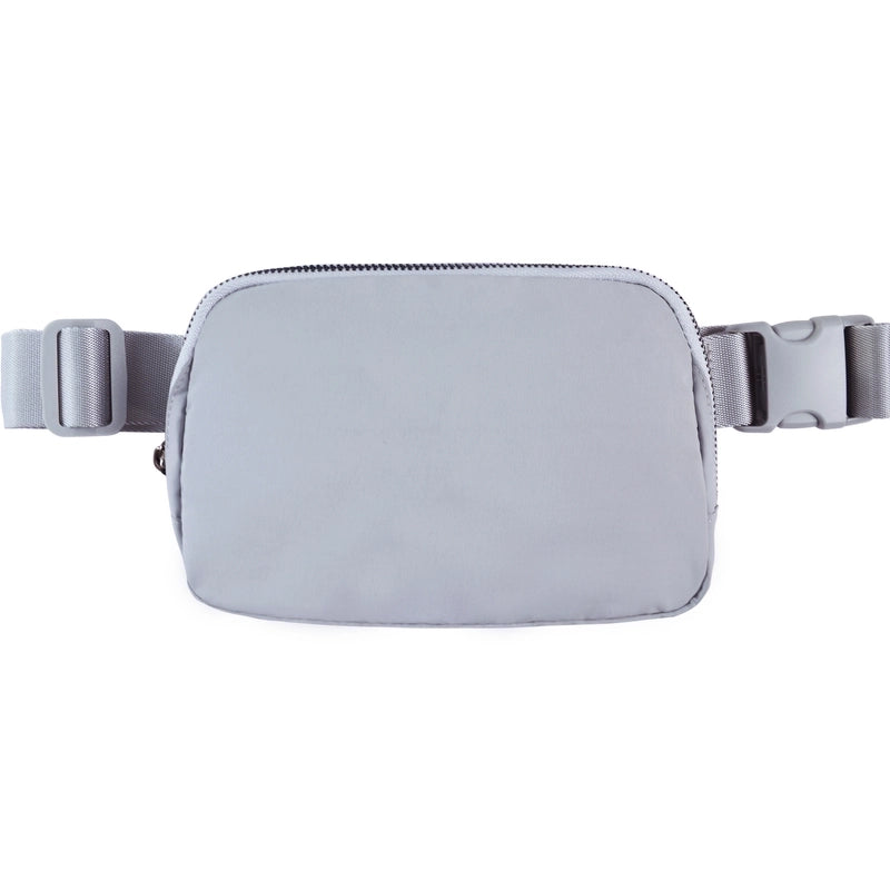 Women's Sports Solid Color Nylon Waist Bags