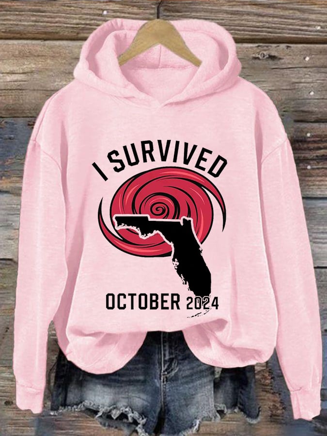 Women's I Survived OCTOBER 2024 Hoodie