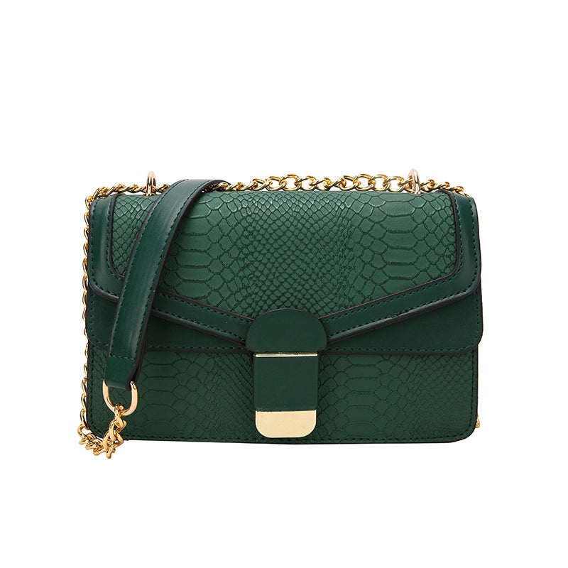 Women's Small All Seasons Pu Leather Solid Color Basic Square Flip Cover Shoulder Bag
