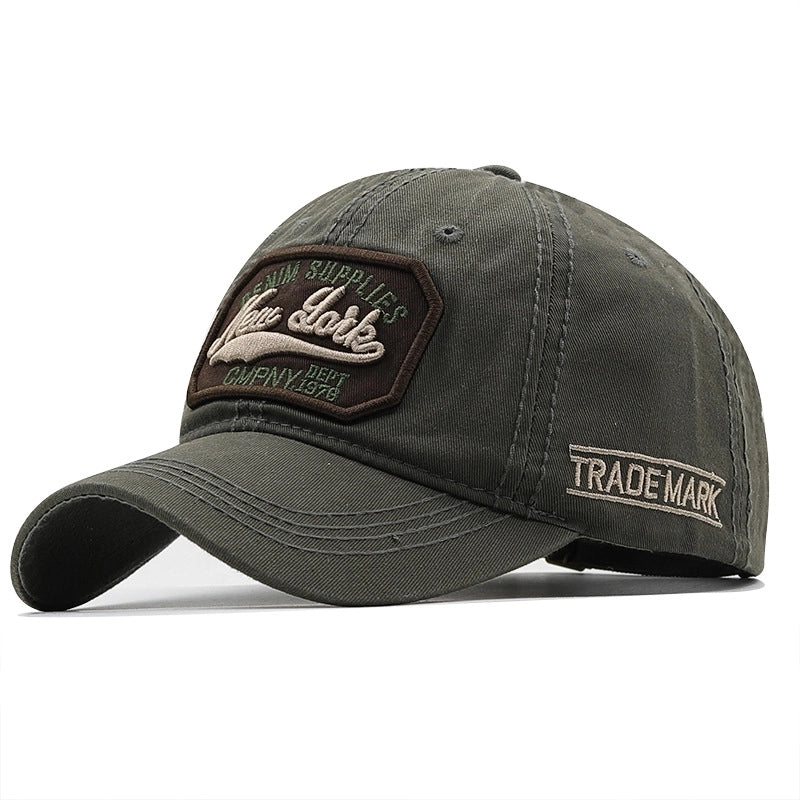 Letter Embroidered Baseball Cap Sun Shade Cap