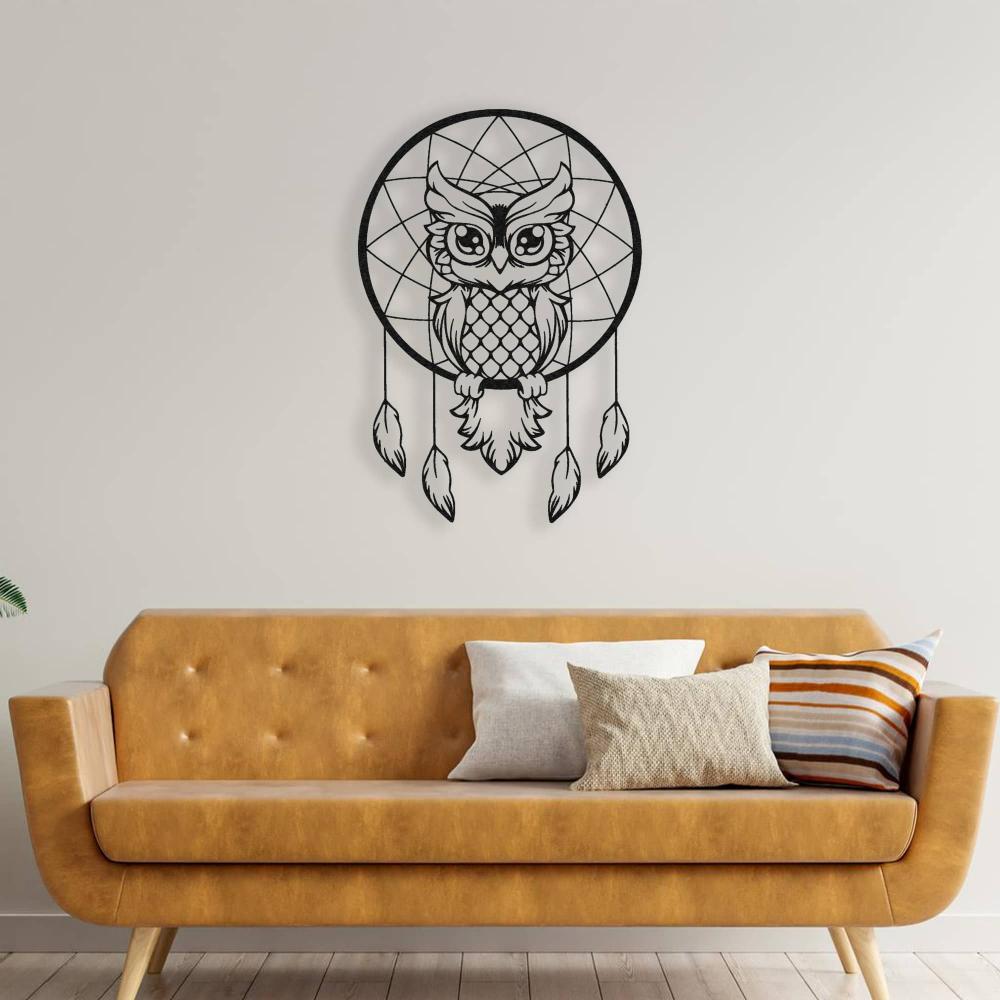 Wise Owl Line Art