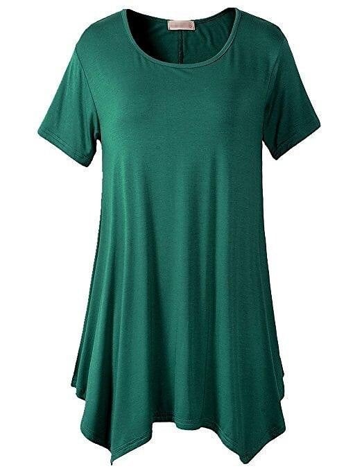 🔥Women's Summer Mid-length Short-sleeved T-shirt Loose Round Neck