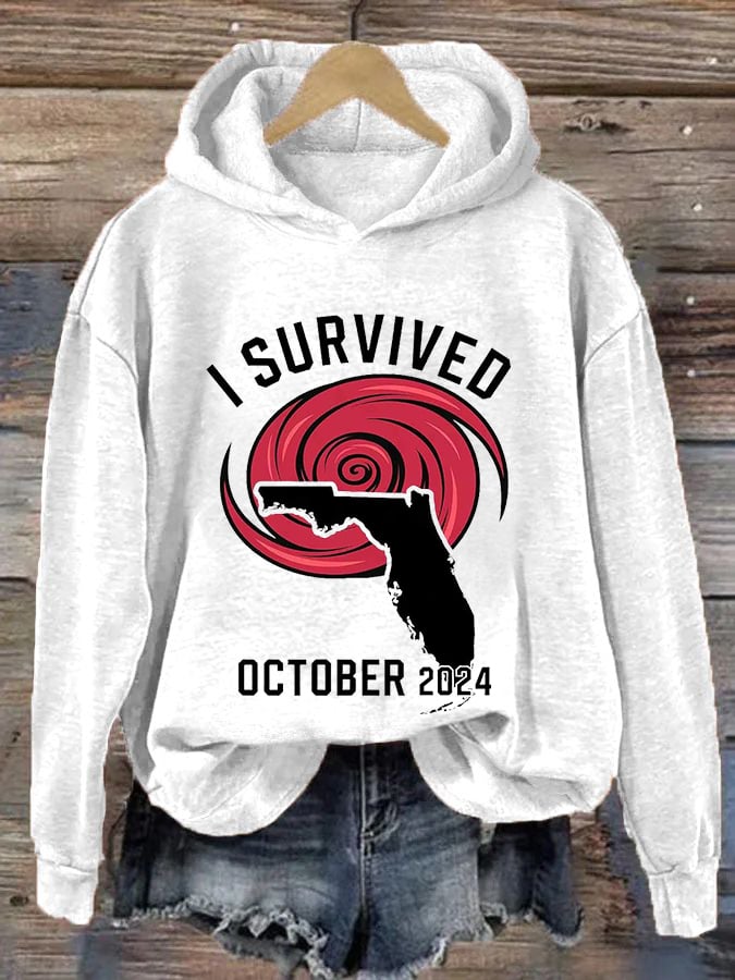 Women's I Survived OCTOBER 2024 Hoodie