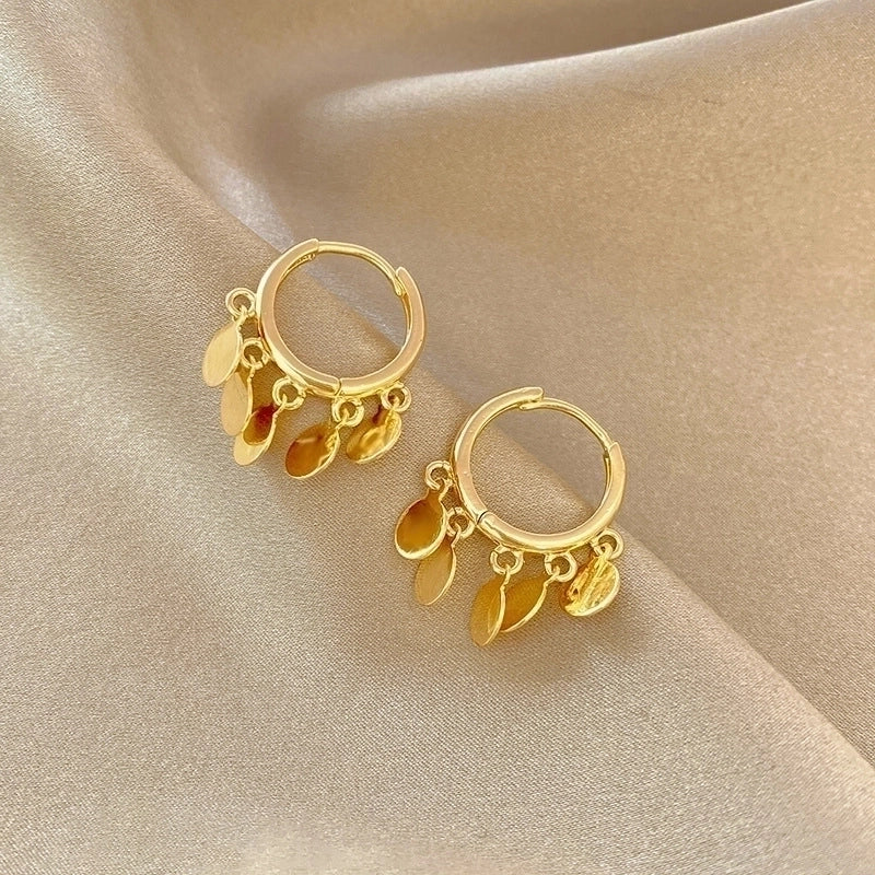 1 Pair Retro Square Flower Twist Inlay Copper Artificial Pearls Opal Zircon Copper Earrings