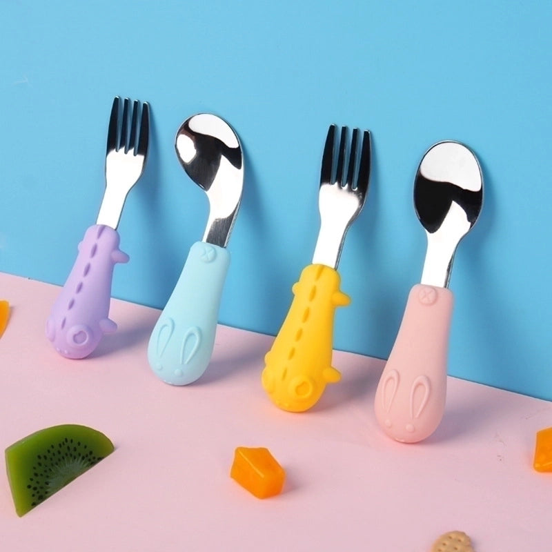 Cute Cartoon Silica Gel Tableware 1 Piece