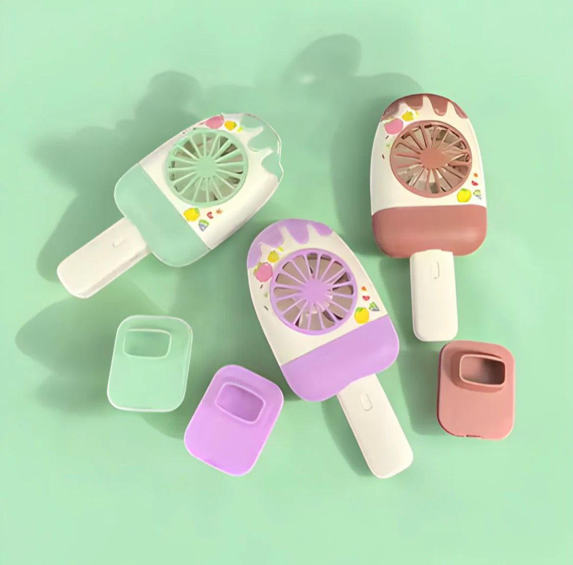 Mini Popsicle Hand Fan