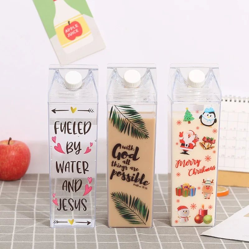 Transparent Milk Carton