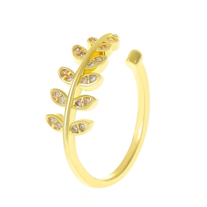 Lady Fashion Shiny Devil's Eye Heart Shape Flower Copper Plating Inlay Artificial Rhinestones Artificial Pearls Zircon Open Ring Rings