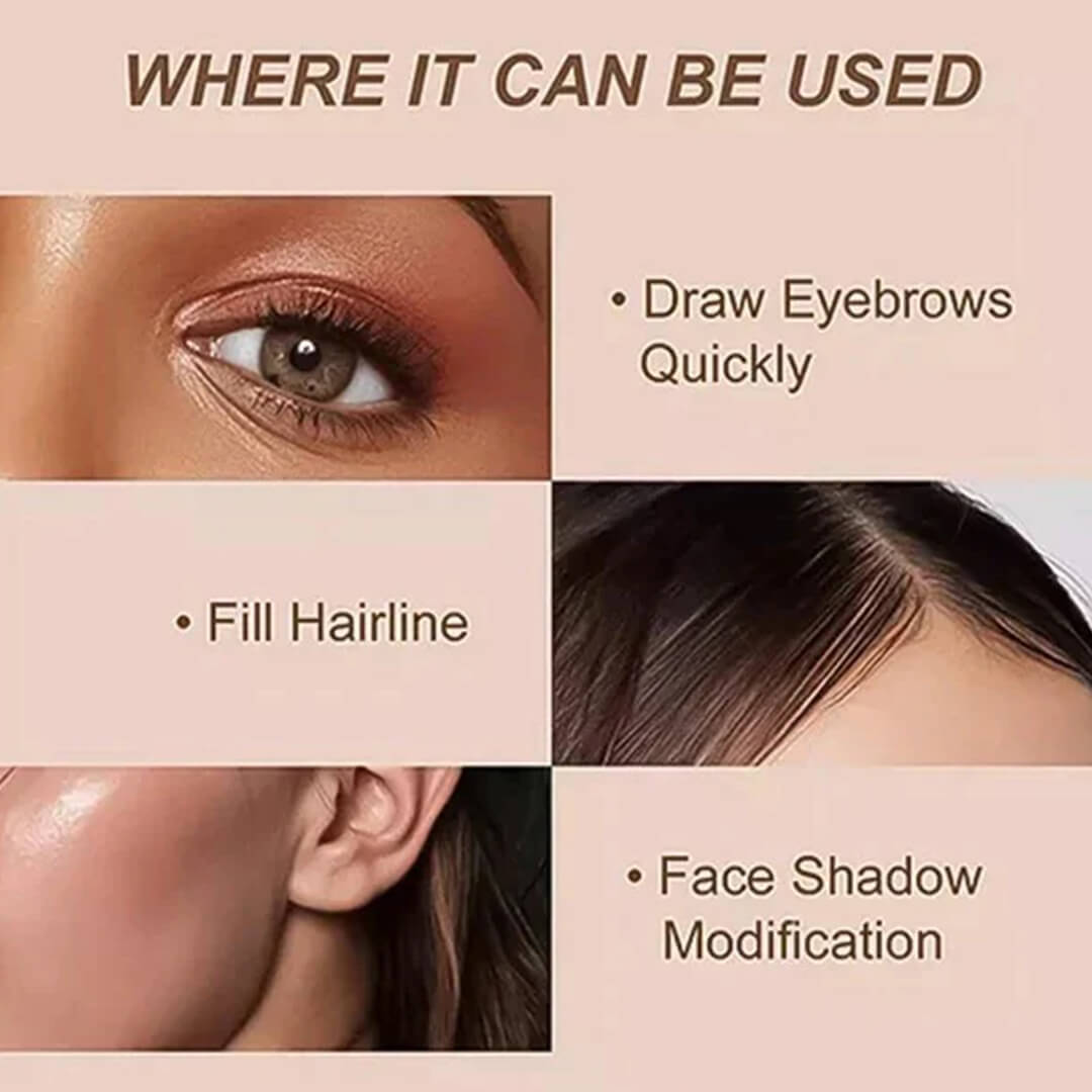 Eyebrow Stamp Shaping Kit With Reusable Eyebrow Stencils (Premium Quality)