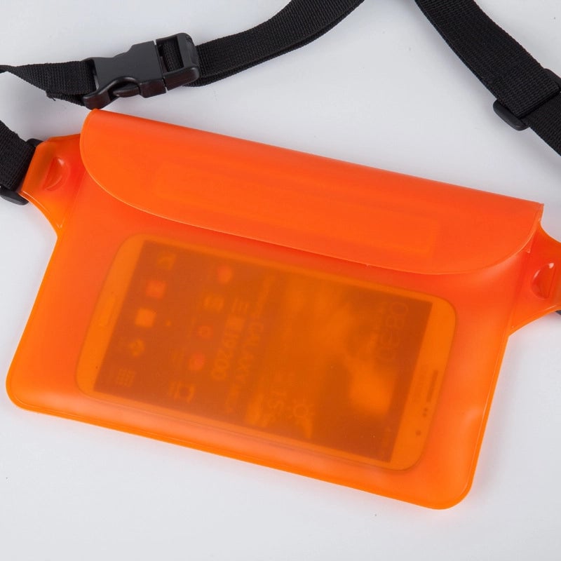Unisex Casual Solid Color PVC Waist Bags