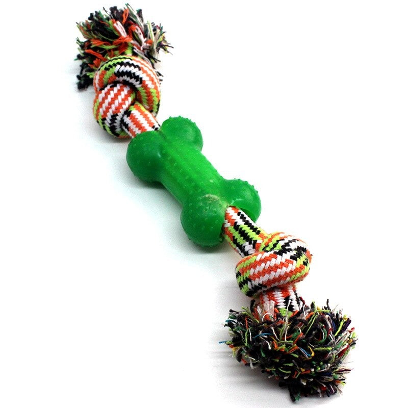 Plastic Short Bone Dog Toy