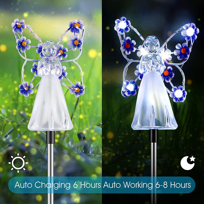 👼LAST DAY 49% OFF - Waterproof Solar Angel lights