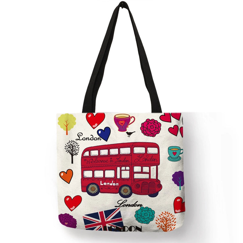 Women's Medium Polyester Printing Basic Classic Style Square Open Shoulder Bag