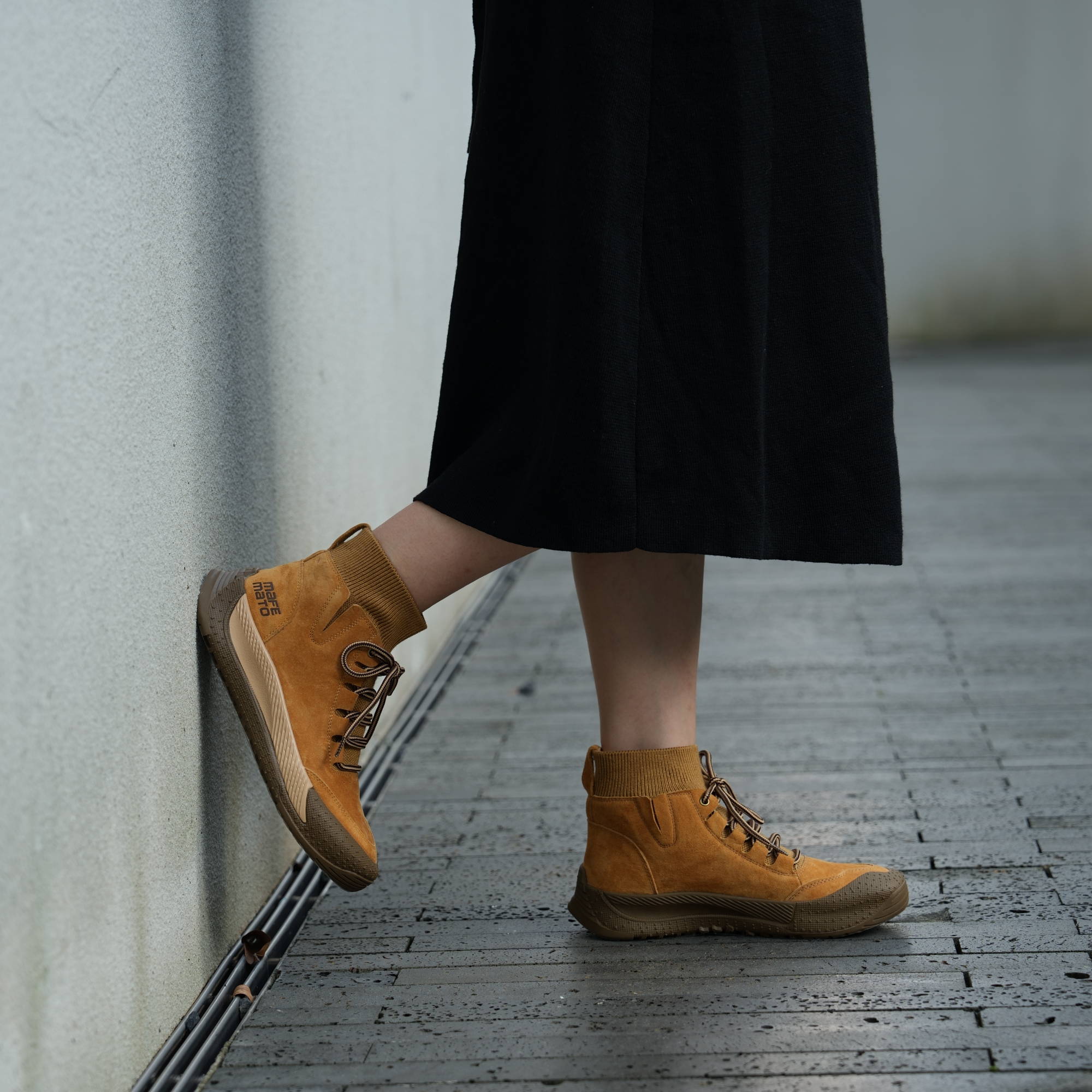 Handmade Retro Nubuck Leather Martin Boots Designer Retro Chunky Boots