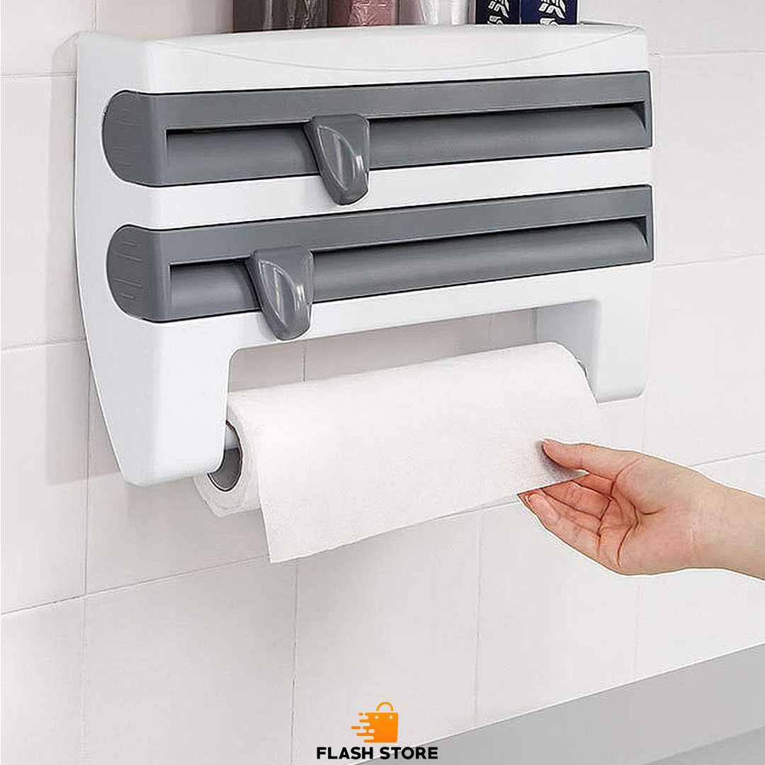 3 In 1 Kitchen Triple Paper Dispenser