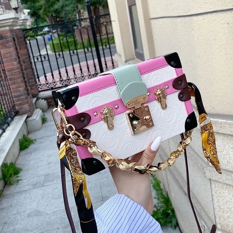 Women's All Seasons Pu Leather Streetwear Square Bag
