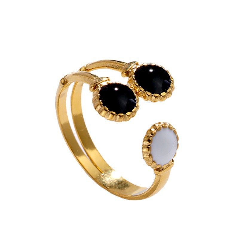 Round Geometric Stainless Steel Electroplating Rings